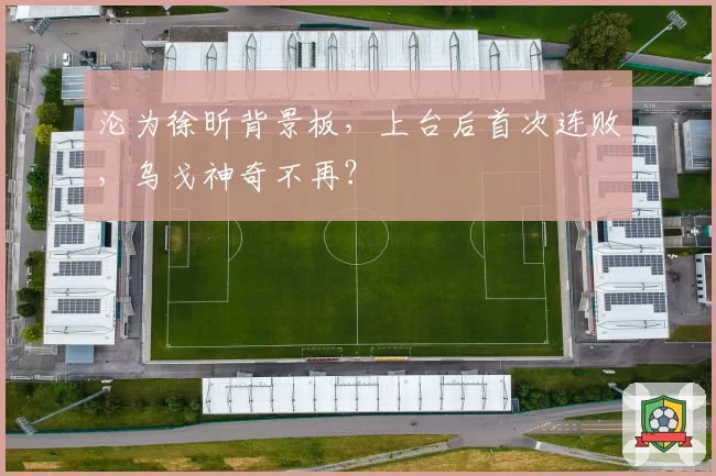 沦为徐昕背景板，上台后首次连败，乌戈神奇不再？